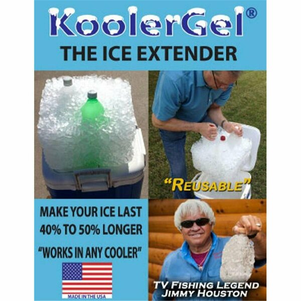 Best Minds TBK Industries  KoolerGel Reusable Ice Extender for Coolers TB489331
